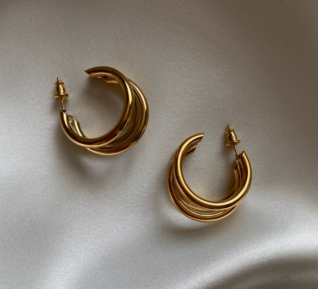 Ivory Coast Hoop Earrings